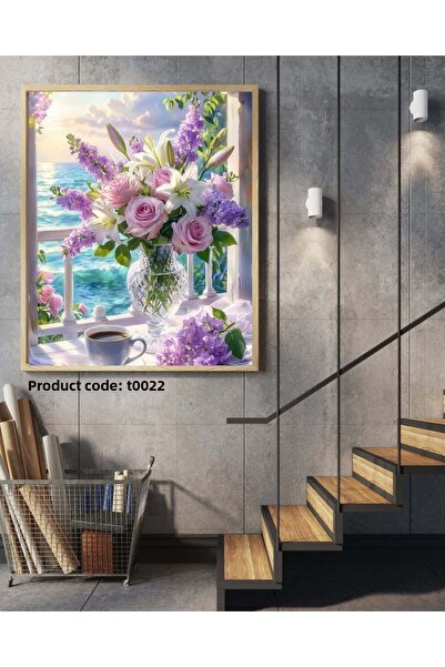 Dialands Mozaik Lavender Dream 50X30Cm T0022 Dialands Diamond Mosaic Painting