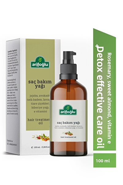 Arifoğlu زيت العناية بالشعر 100 مل - نمو سريع، فعال للتخلص من السموم