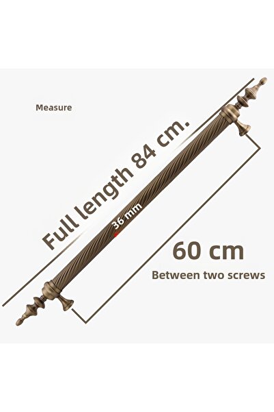 Badem10 Otag Antique 60 cm Door Pull Handle Grip Handle Steel Exterior Door Handle Sliding Door Luxury Model