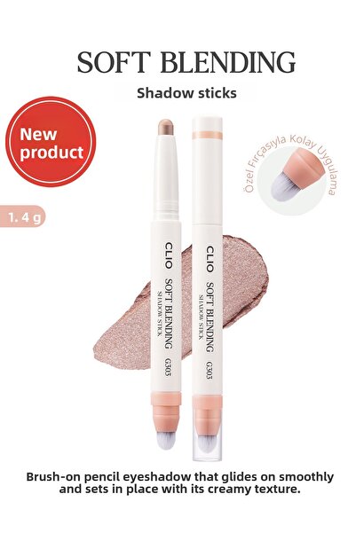 CLIO Creamy, Easy to Apply and Set Brush Pen Eyeshadow Soft Blending Shadow S...