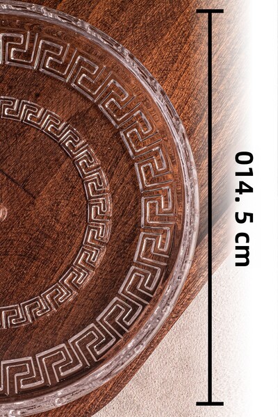 Snippy Lady - Set of 2 Handmade 14.5 cm Cam Plate Presentation and Sauce Plate