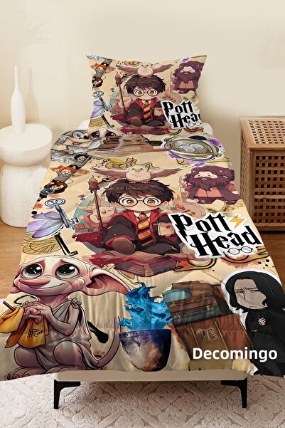 dekomingo Harry Potter and His Friends Quilt