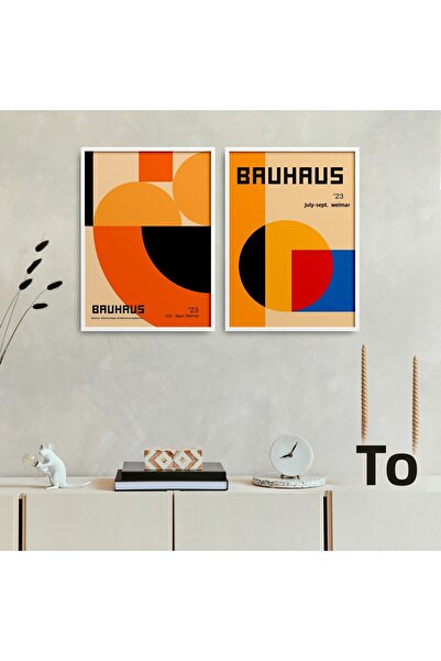 HOMEPACK Set de două set de pictură înrămată Poster Painting double09