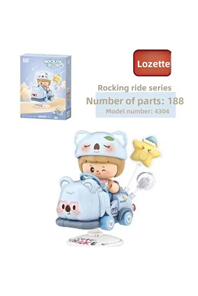 FABBA TOYS LZ-4304 لعبة LOZ KOALA SWING DRIVE مكونة من 188 قطعة