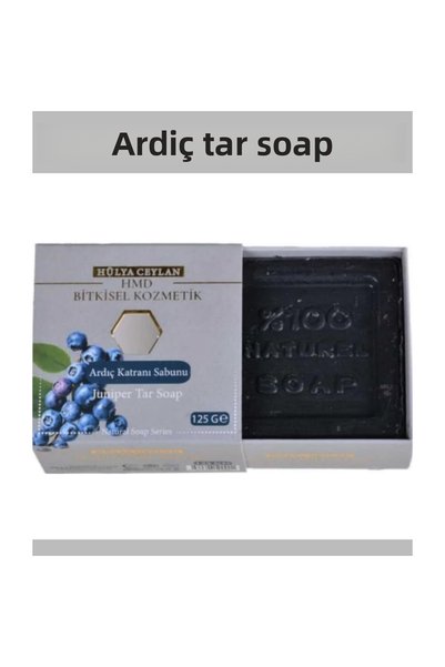 HMD BİTKİSEL KOZMETİK Juniper Tar Soap 2 Pieces X 125 Gr