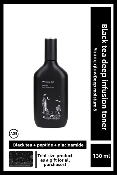 Pyunkang Yul Pyunkang Yul Black Tea Deep Infusion Toner 130 ml - Deep infusion toner with black tea