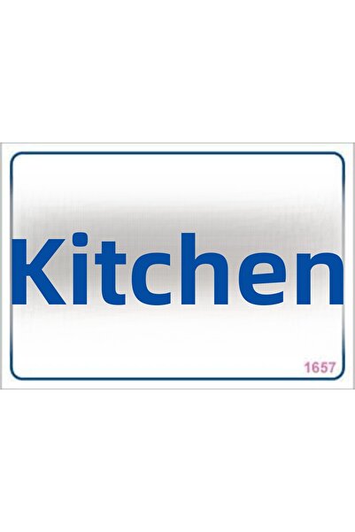 INURA GLOBAL لافتة تحذير للمطبخ مقاس 17.5×25 كود:1657