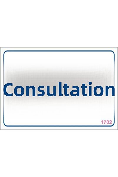 INURA GLOBAL علامة تحذير التشاور 17.5x25 الكود: 1702