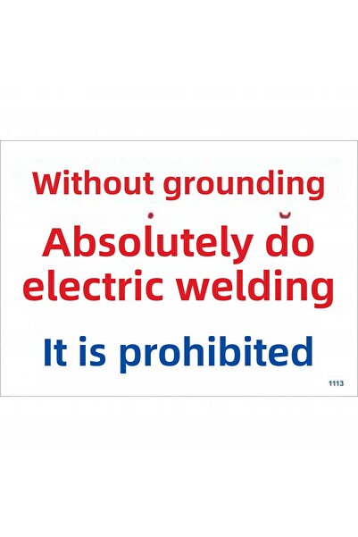 INURA GLOBAL إمداد كهربائي بدون تأريض ممنوع التشحيم علامة تحذير 25x35 الكود: 891