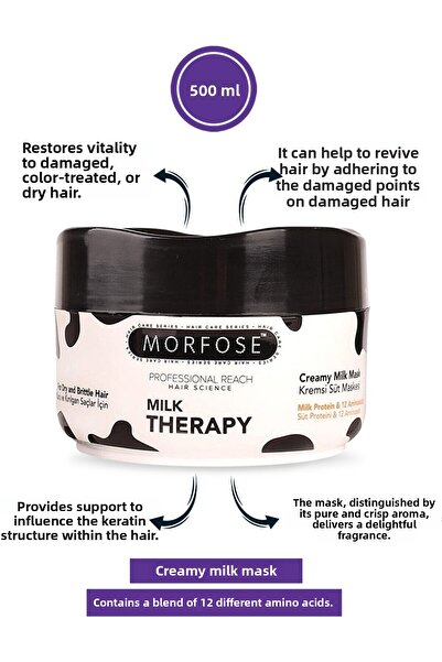 Elidor Collagen Salt-Free Shampoo Repairing and Anti-Damage 350 ml + Morfosemilk Threapy Mask 500 ml