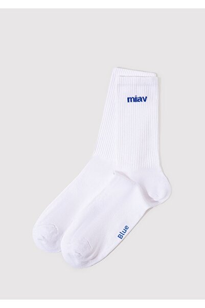 Mavi Miav Printed White Socks0911440-620