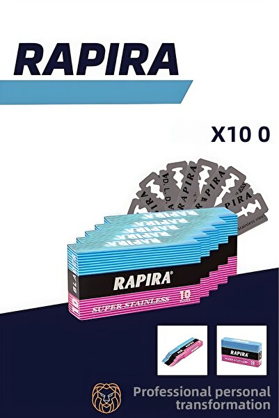 Transformacion شفرات حلاقة رابيرا 100 قطعة 722224