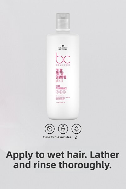 Bonacure Bc Clean Color Protective Shampoo 1000ml |   Seals the Hair Color
