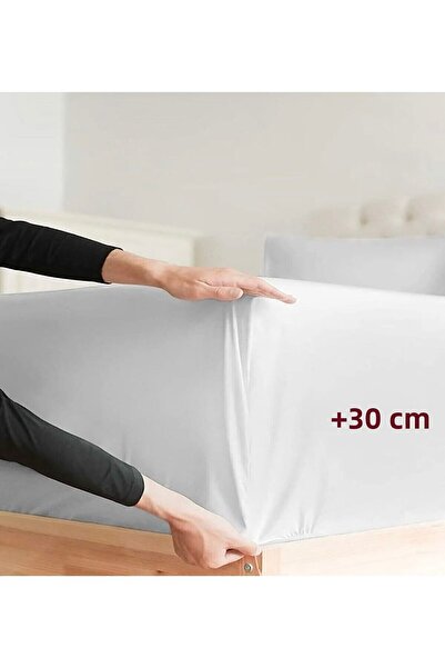 She&Co Single Elastic Sheet Set-anthracite (100X200 CM 30 CM)