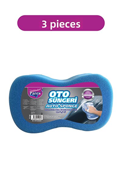 Parex مجموعة إسفنجة السيارات الثلاثية