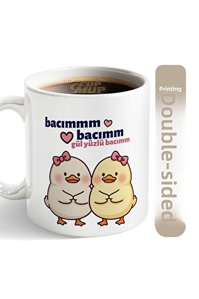 Cup Mup My Duck with a Rose Face |   Friend Gift