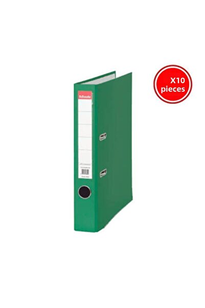 Esselte Eseelte Office Folder, 10 Pieces, Economical Narrow, Green