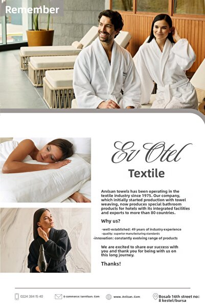 Anılsan Plain Stone Double Elastic Sheet Buttoned Ranforce Duvet Cover Set 100% Cotton 2 Pillowcases