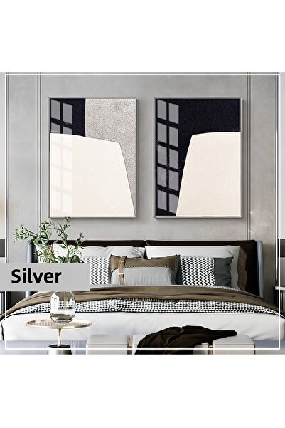 Harikabirev HARİKABİREV | ABSTRACT | COMBINATIE ABSTRACTĂ NEGRU-GRI 02 | TABL...