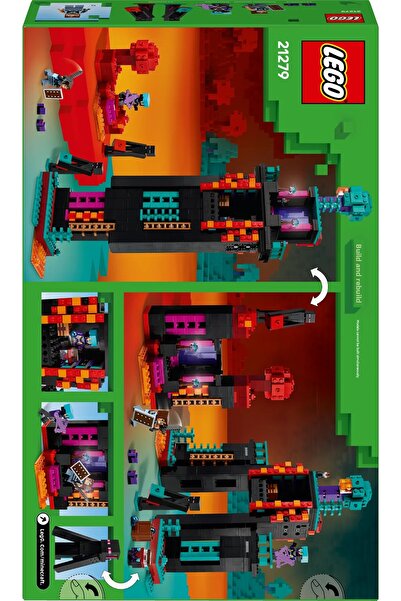 LEGO ®   ماينكرافت ®   برج إنديرمان 21279 - مجموعة ألعاب إبداعية للأطفال من سن 9 سنوات فما فوق (867 قطعة)