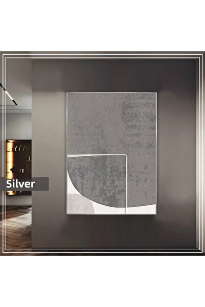 Harikabirev HARİKABİREV | MODEL GEOMETRIC GRI MODERN ABSTRACȚIE | TABLĂ DIN S...