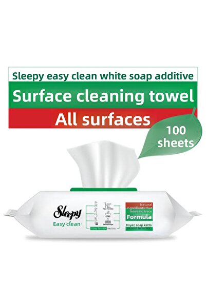 Sleepy منشفة تنظيف الأسطح سهلة التنظيف 100 قطعة