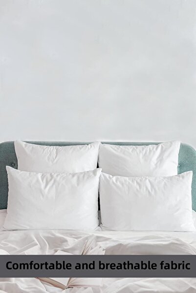 Ladylina Home 10-Piece Economical White Pillow Inner Liner |   50X70 Pillow Mitili, Zippered Pillowcase