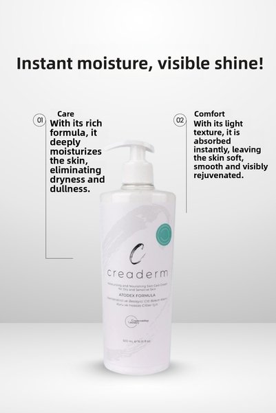 CREADERM Atodex Formula Moisturizing Care Cream for Dry and Sensitive Skin 500 ml