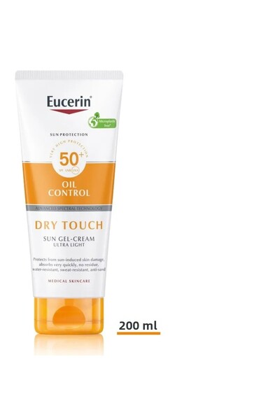 Eucerin كريم جل للجسم للتحكم في الزيوت من صن أويل كونترول بعامل حماية من الشم...