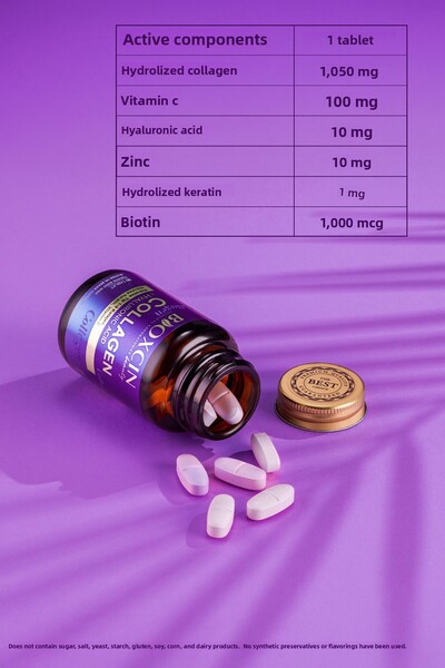 Bioxcin Beauty Collagen 30 Tablet - Type1 Type 3 Hydrolyzed Collagen