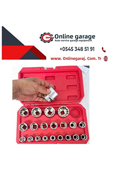 Arm طقم مفاتيح ربط نجمية قصيرة 1/2 بوصة، 21 قطعة، 8-36 مم