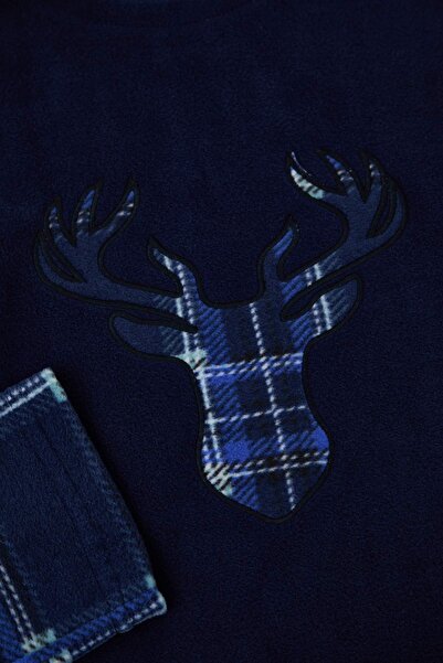 Trendyol Collection Синій Regular Fit Couple /Пара піжам з картатим візерунком TMNAW26PT00036