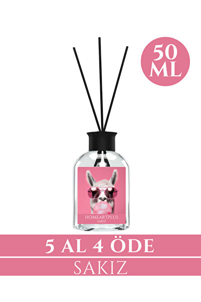 homeartplus Bubble Gum ( Sakız ) Oda kokusu bambu esansiyel uçucu yağ 50 ml