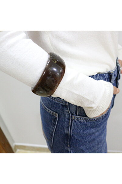 Retrovy Store سوار من الأكريليك من مجموعة Amber Wave