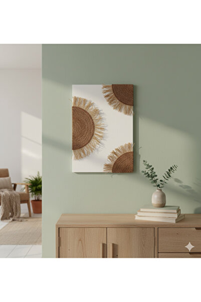 NGAHOME El Yapımı Hasır Bohem Duvar Tablosu Ev Dekorasyon Ev Duvar Süsü