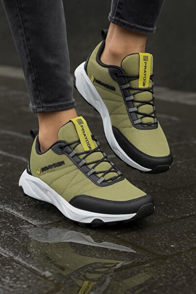 PRAYDER Men's Outdoor Waterproof, Thermo Non-Slip Sole Sports Shoes - Khaki