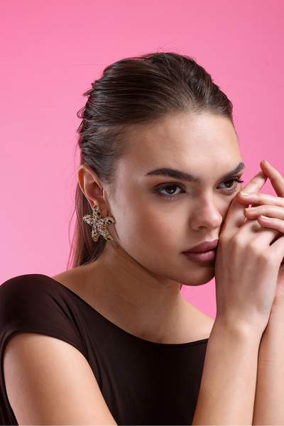 ESİN ÇETİN JEWELRY YILDIZ KÜPE