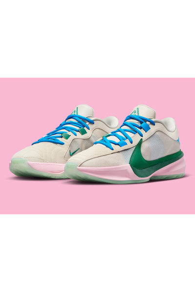 Nike حذاء كرة السلة زووم فريك 5 للجنسين-DX4985-100-SPORTXOUTLET