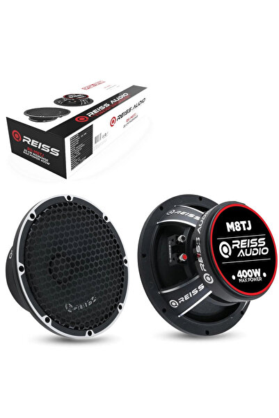 Reiss Audıo Rs-m8tj Oto Midrange 20cm 400w Kapaklı 2li