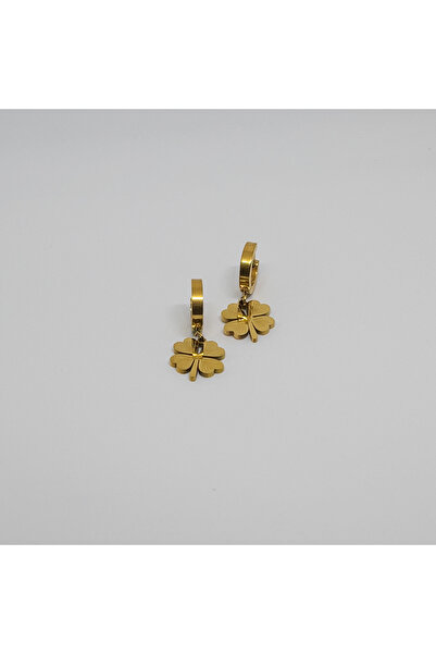 Luvell Jewels Şans Küpesi – Dört Yapraklı Yonca Modeli