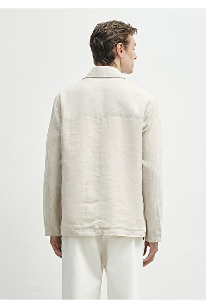 Mavi Ekru Keten Blazer 0110713-70144