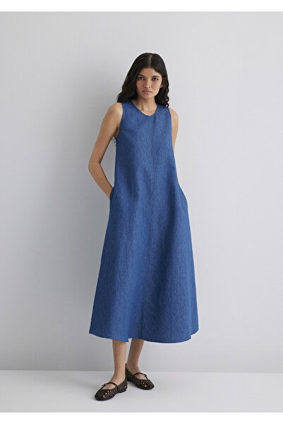 Mavi Rochie din amestec de in Indigo 1310668-82052