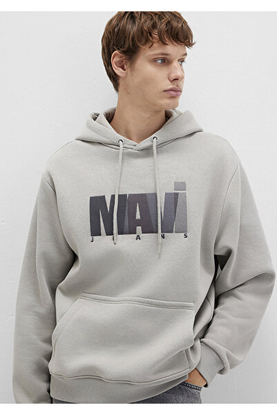 Mavi Світшот сірий з логотипом Jeans 0S10199-70093