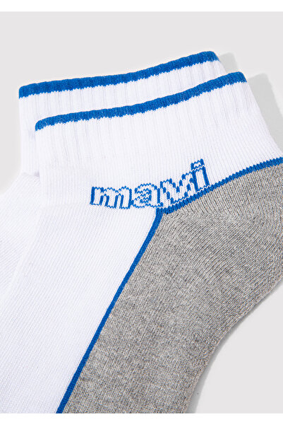 Mavi Gri Patik Çorap 0911128-83900