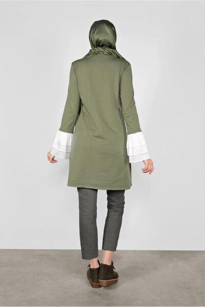 Alvina Slim Knitting Tunic with Volan 41072