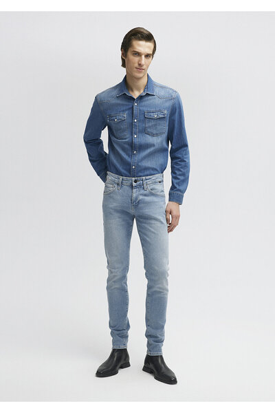 Mavi Kvnç Black Gölgeli Açık İndigo Mavisi Jean Pantolon 001070-33974