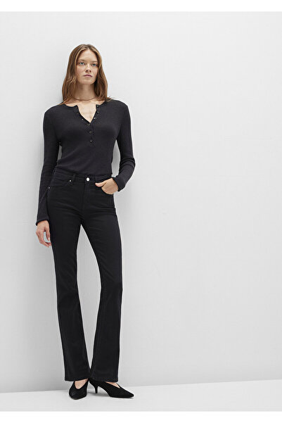 Mavi Kalhoty Molly Casual Black Jean Kalhoty 1013624623