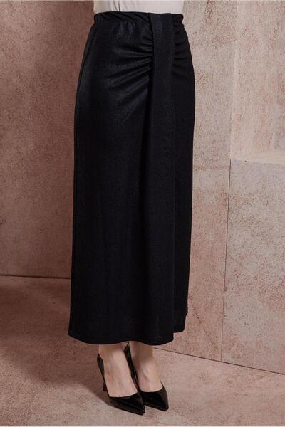 Alvina SİMLİ ÖRME KUMAŞ ETEK 60569