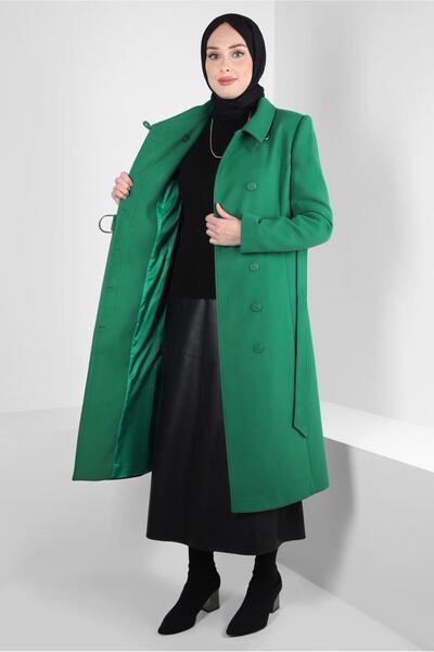 Alvina 90443 Μοντέλο Παλτό με Ζώνη