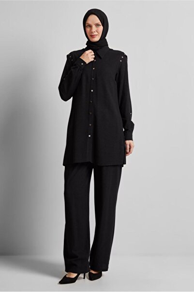 Alvina Pants Viscos Linen Set 45612